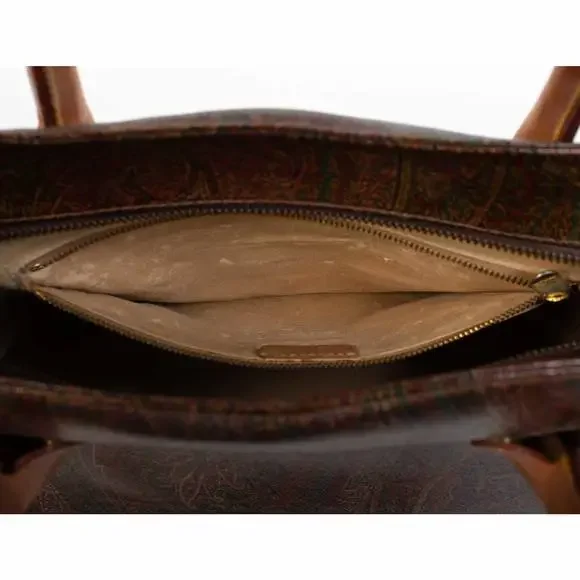 90's Etro Milano Paisley Doctor Boston Bag